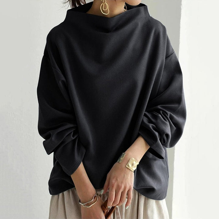 Hortense | High-Neck Soft Knit Top