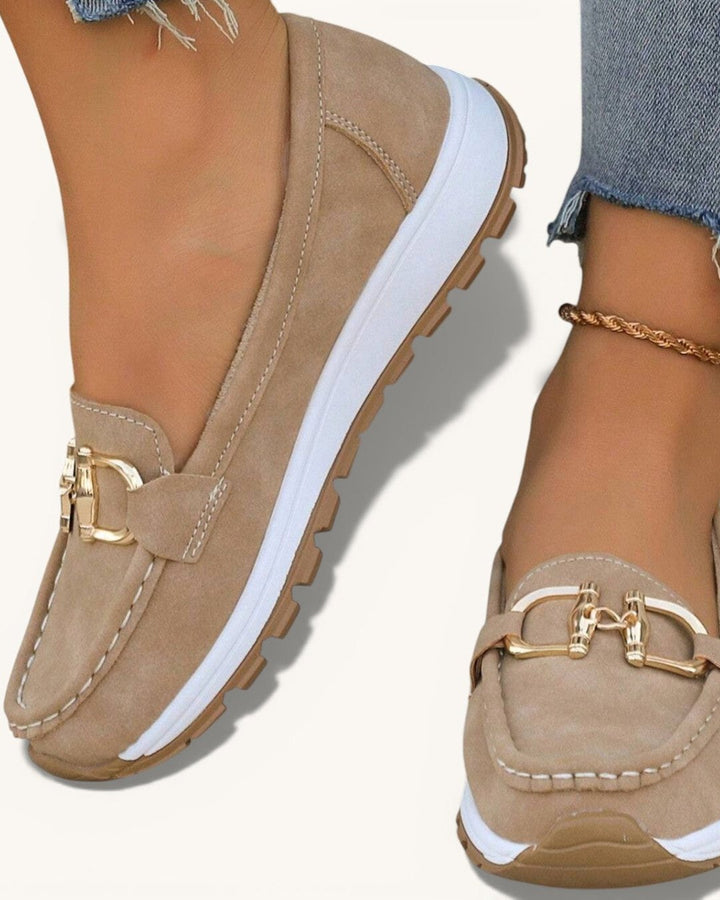 Ophira | Flat Moccasins with Buckle