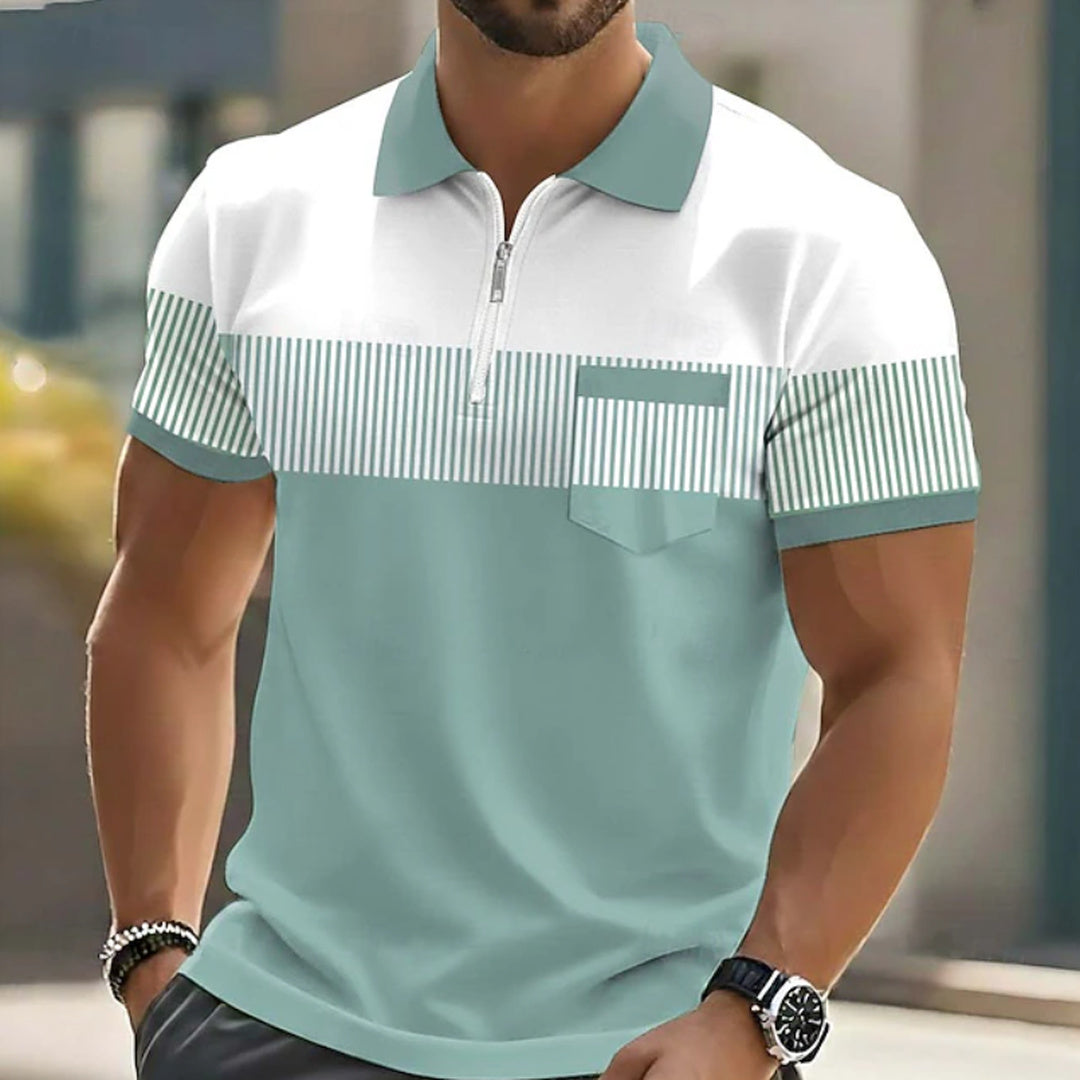 Pascal | Elegant Zip-Up Polo Shirt