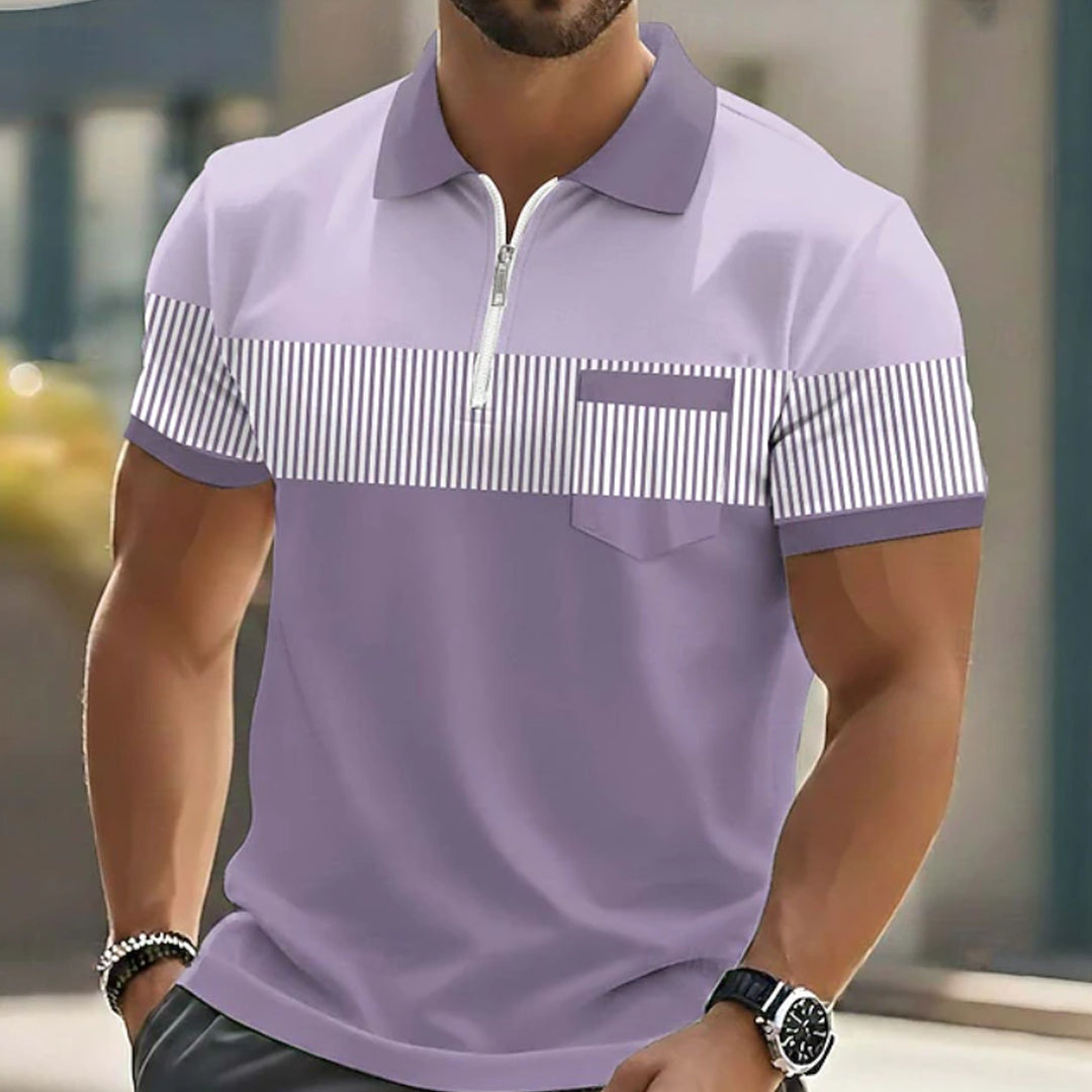 Pascal | Elegant Zip-Up Polo Shirt