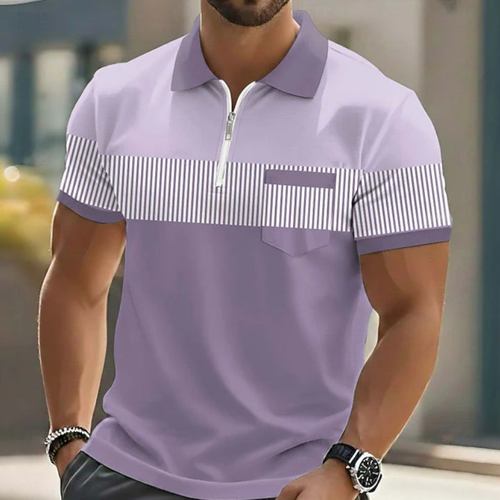 Pascal | Elegant Zip-Up Polo Shirt