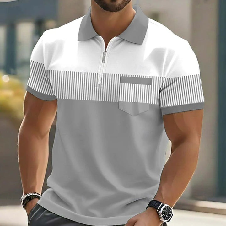 Pascal | Elegant Zip-Up Polo Shirt