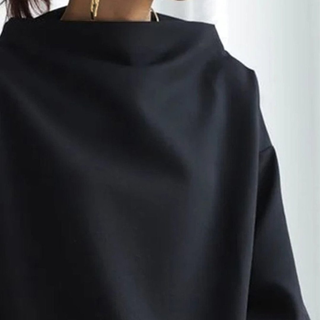 Hortense | High-Neck Soft Knit Top