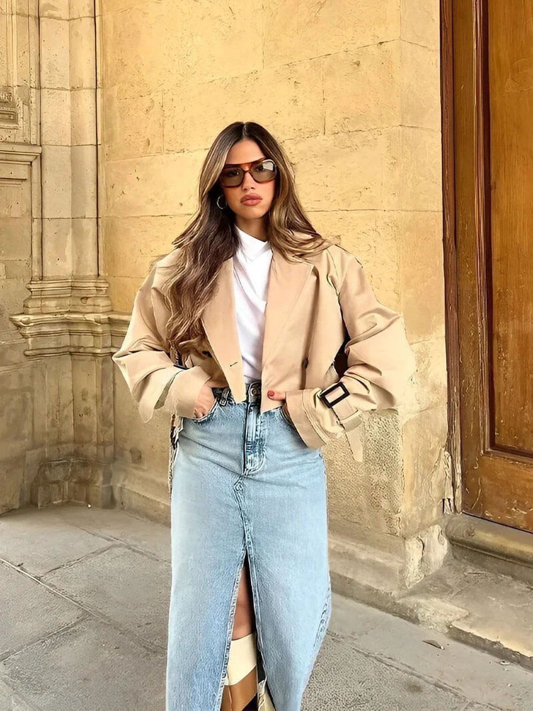 Roberta | Mini trench coat