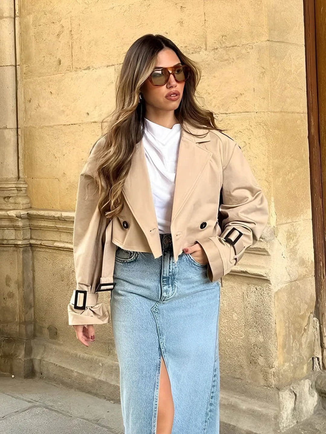 Roberta | Mini trench coat