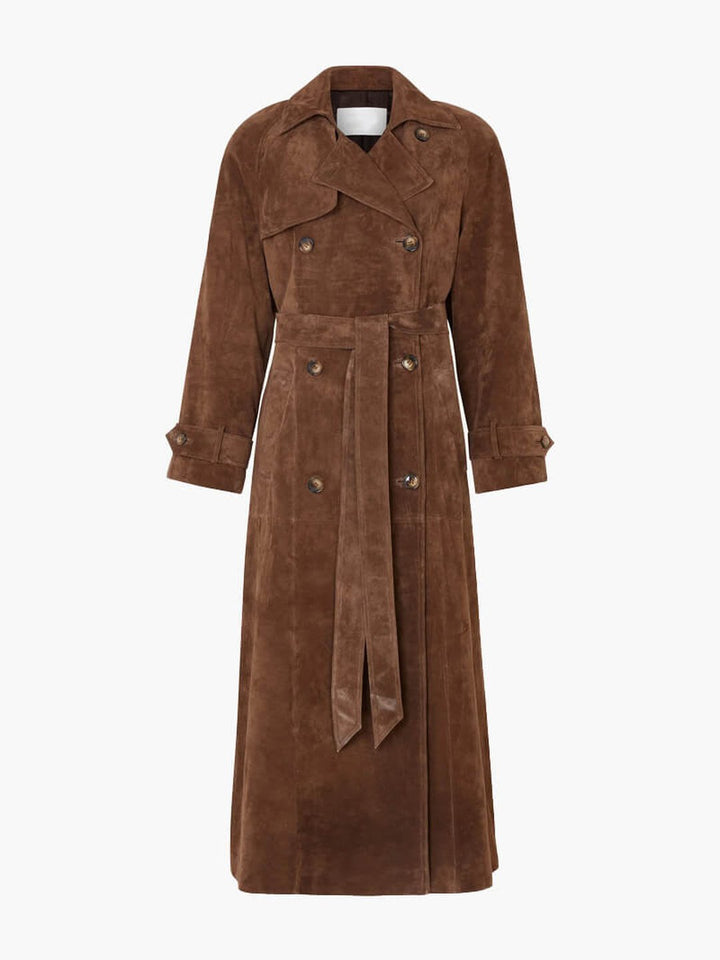 Martha | Suede trench coat