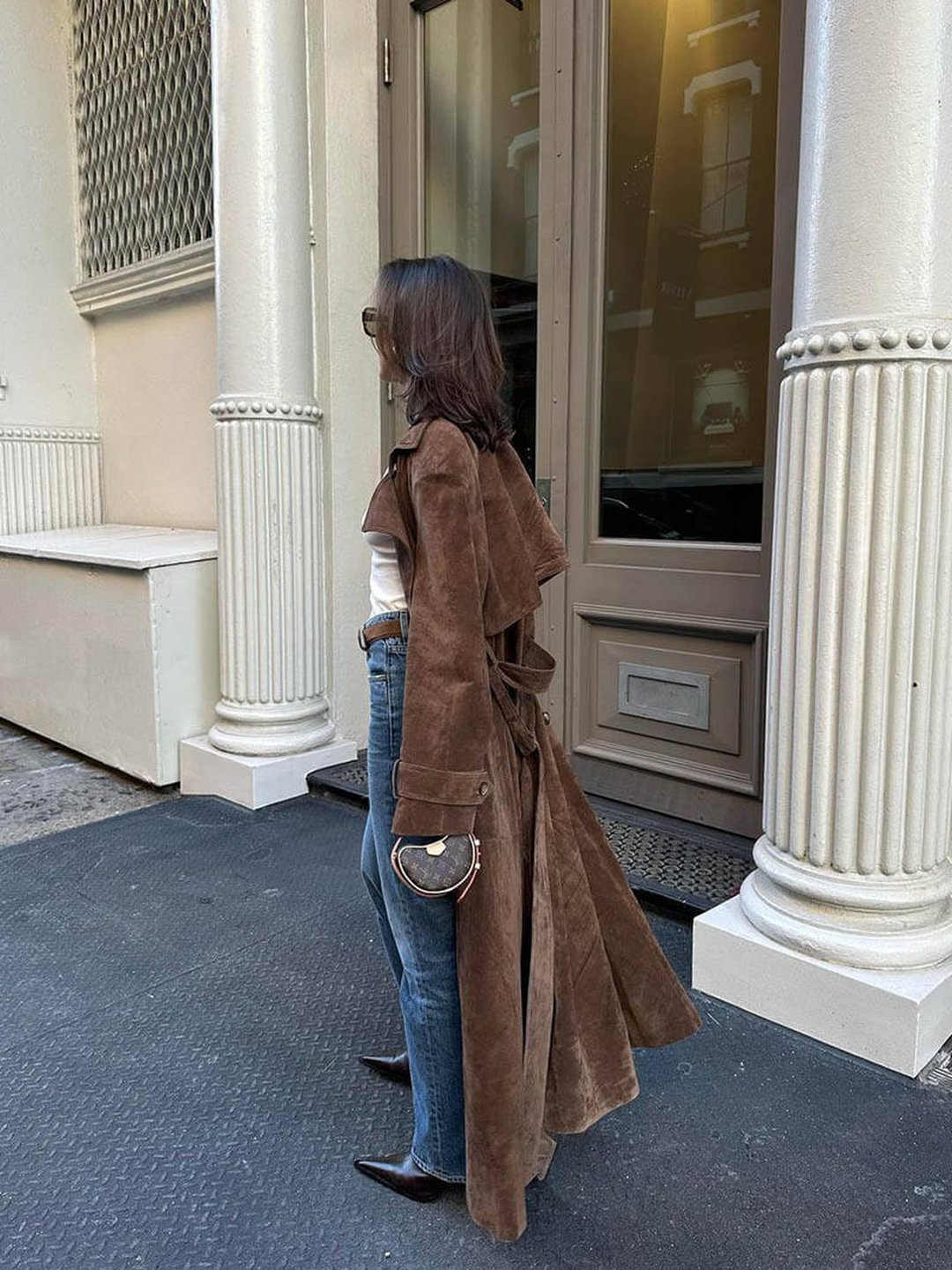Martha | Suede trench coat