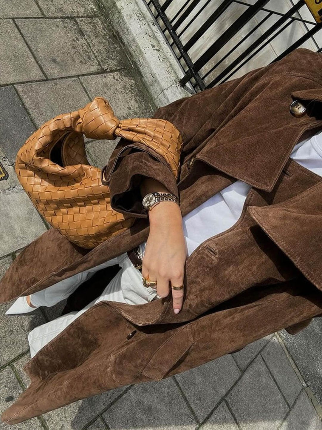 Martha | Suede trench coat