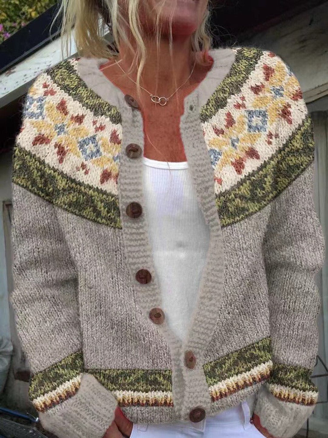 Johnna | Cozy Vintage Cardigan