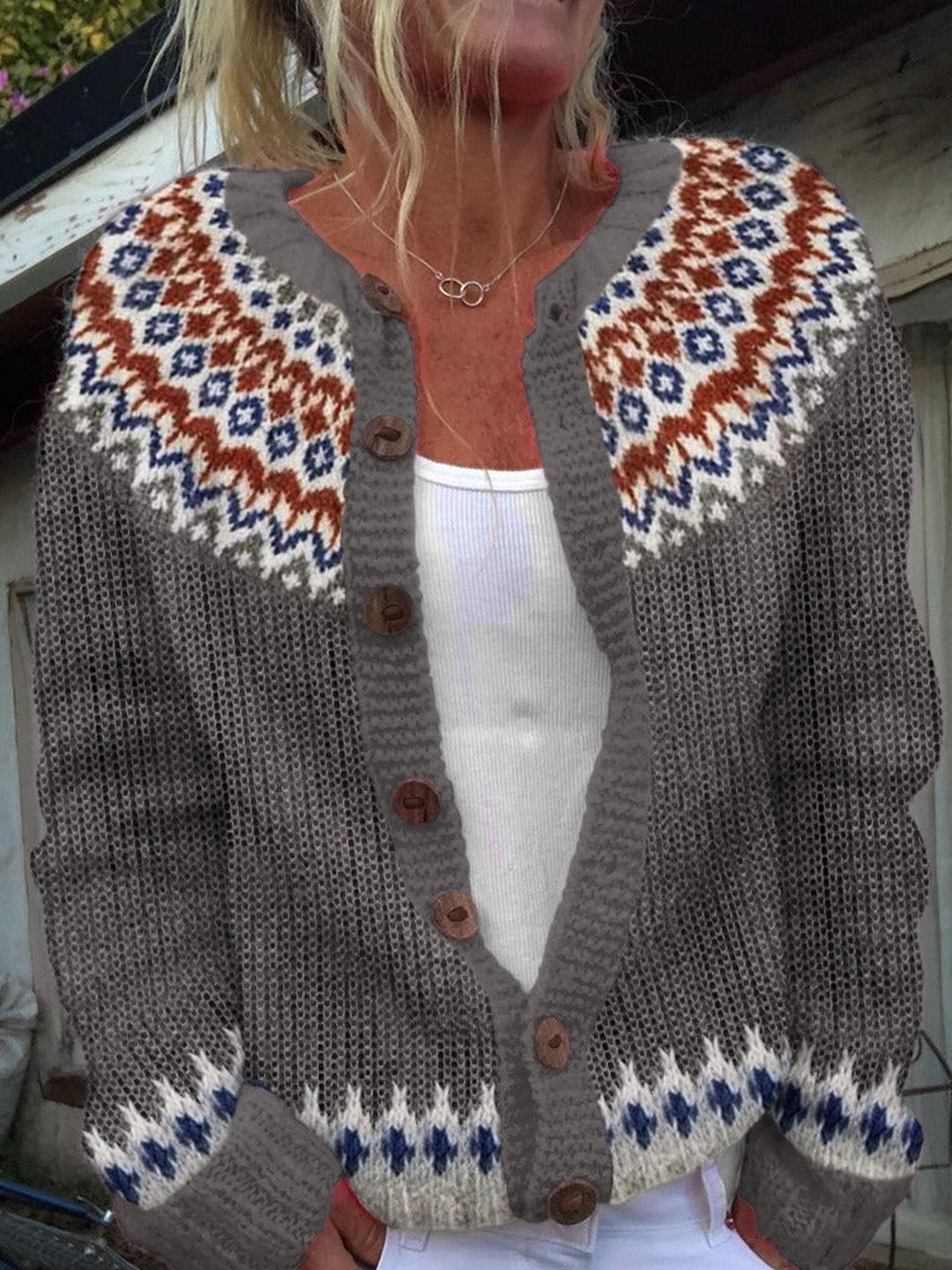 Leatrice | Cozy Vintage Cardigan