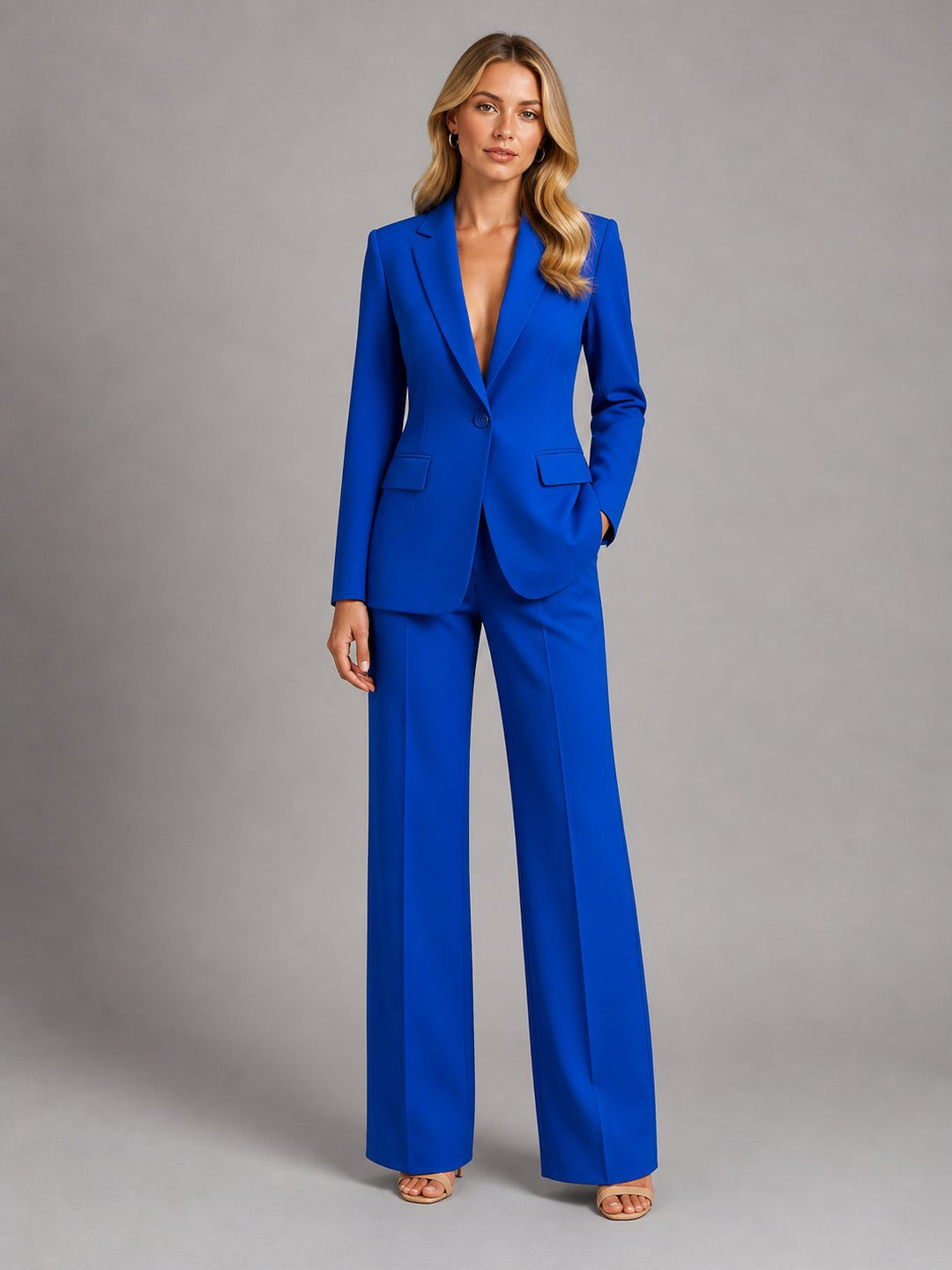 Niki | Tailored Blazer and Palazzo Pants