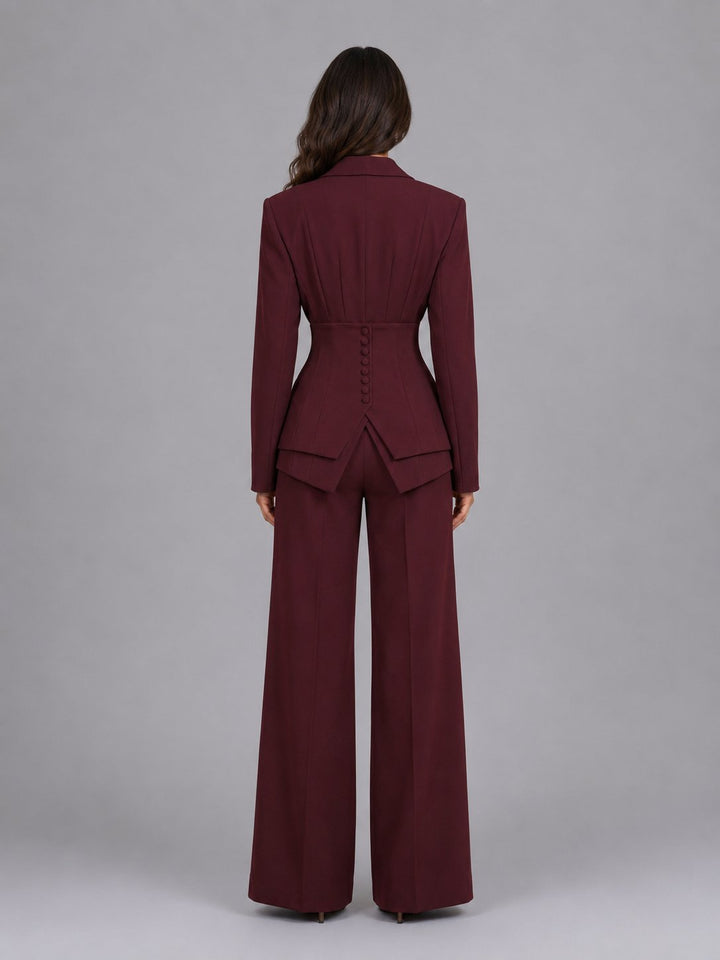 Lula | Three-Piece Palazzo Pant Set