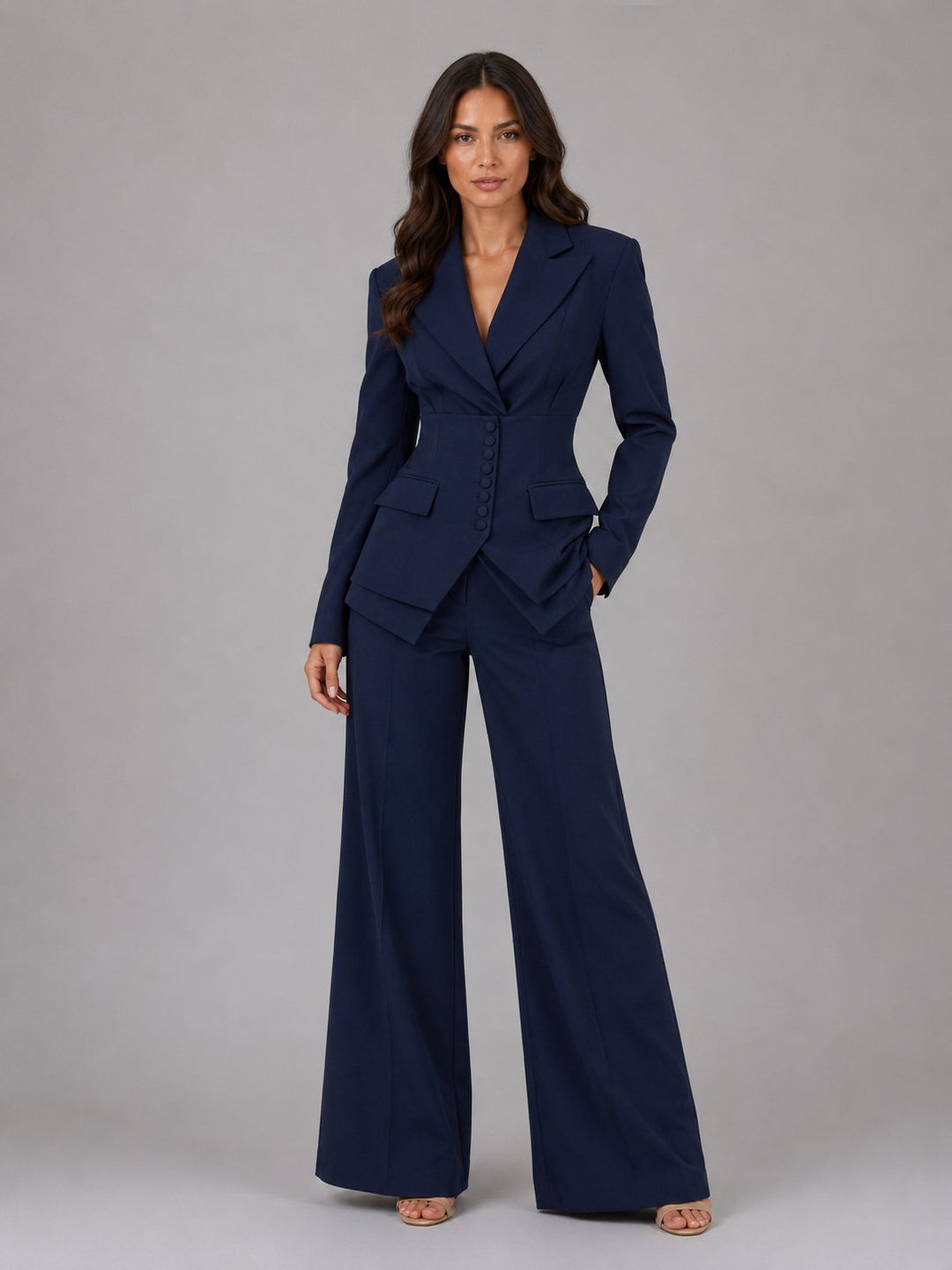 Lula | Three-Piece Palazzo Pant Set