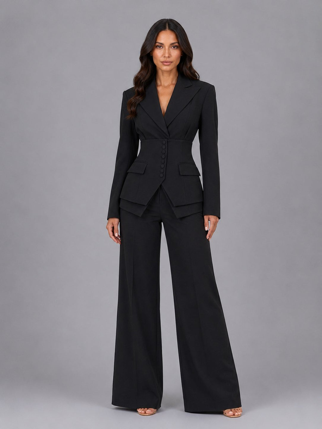 Lula | Three-Piece Palazzo Pant Set