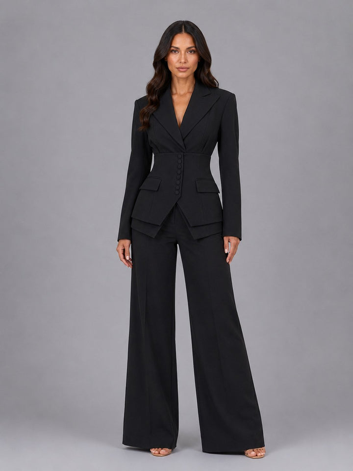 Lula | Three-Piece Palazzo Pant Set