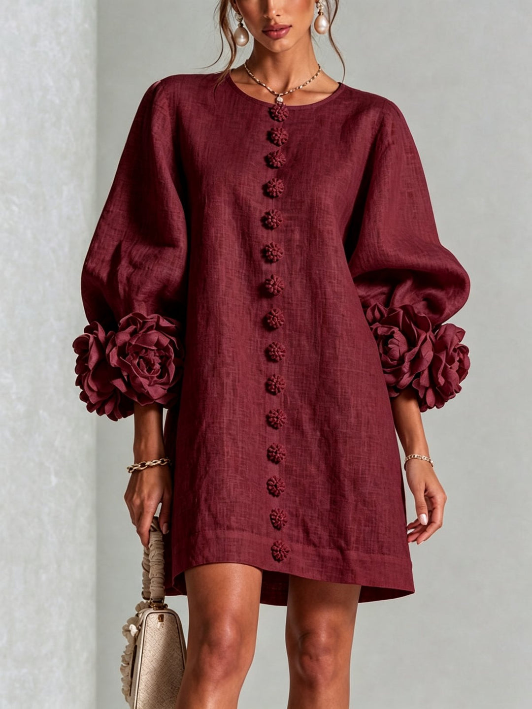 Kristin | Button-Down Mini Dress