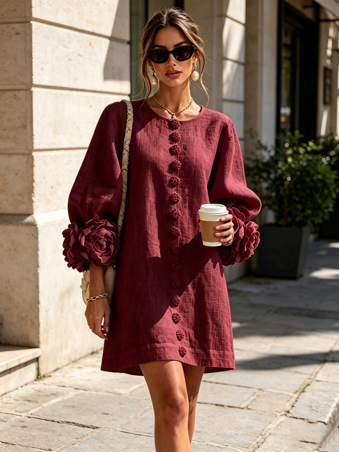 Kristin | Button-Down Mini Dress