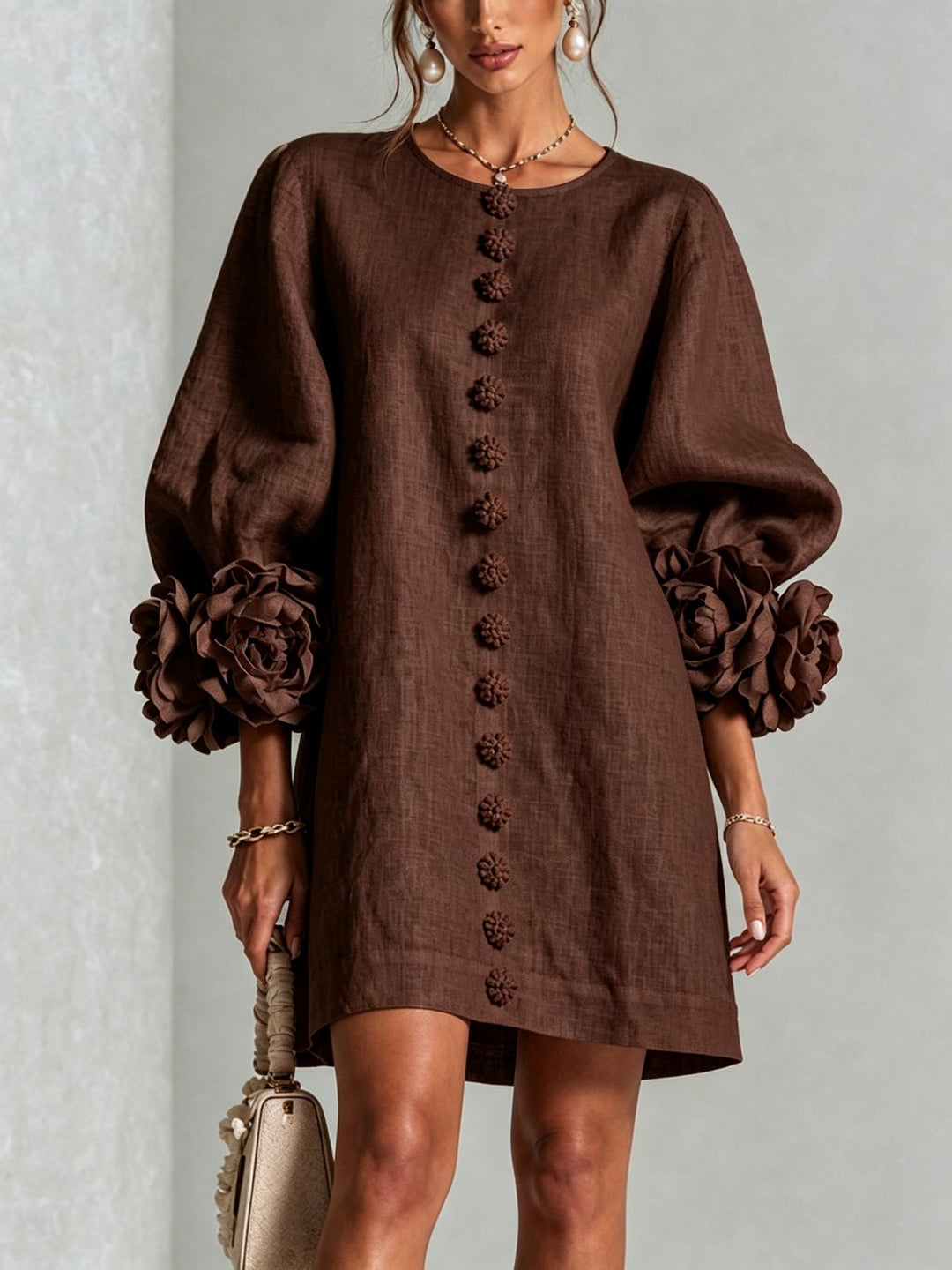 Kristin | Button-Down Mini Dress