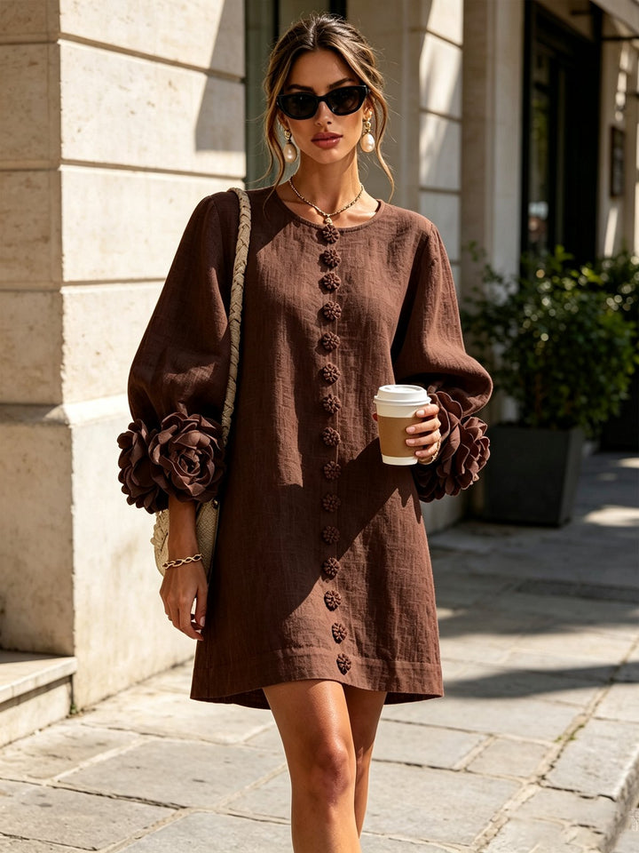 Kristin | Button-Down Mini Dress