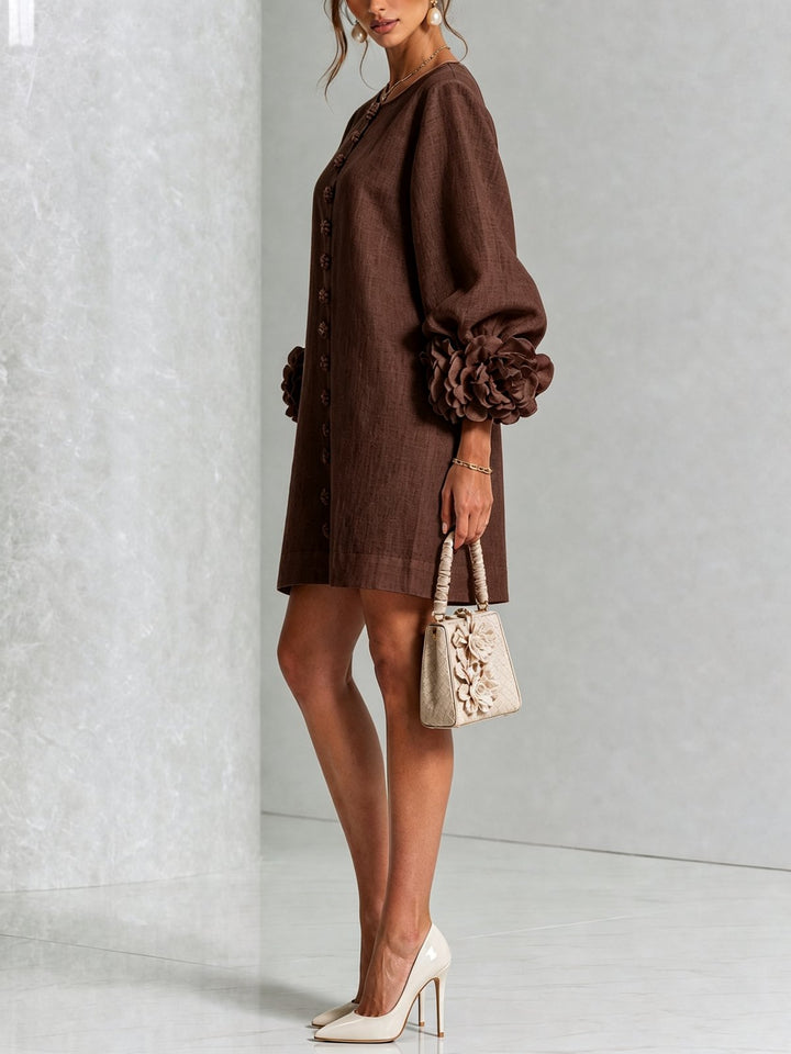 Kristin | Button-Down Mini Dress
