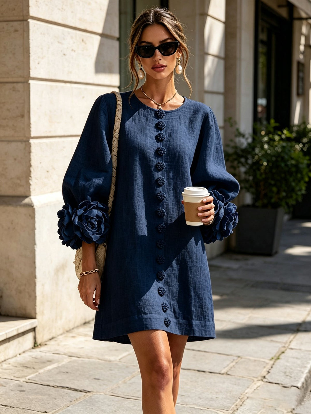 Kristin | Button-Down Mini Dress