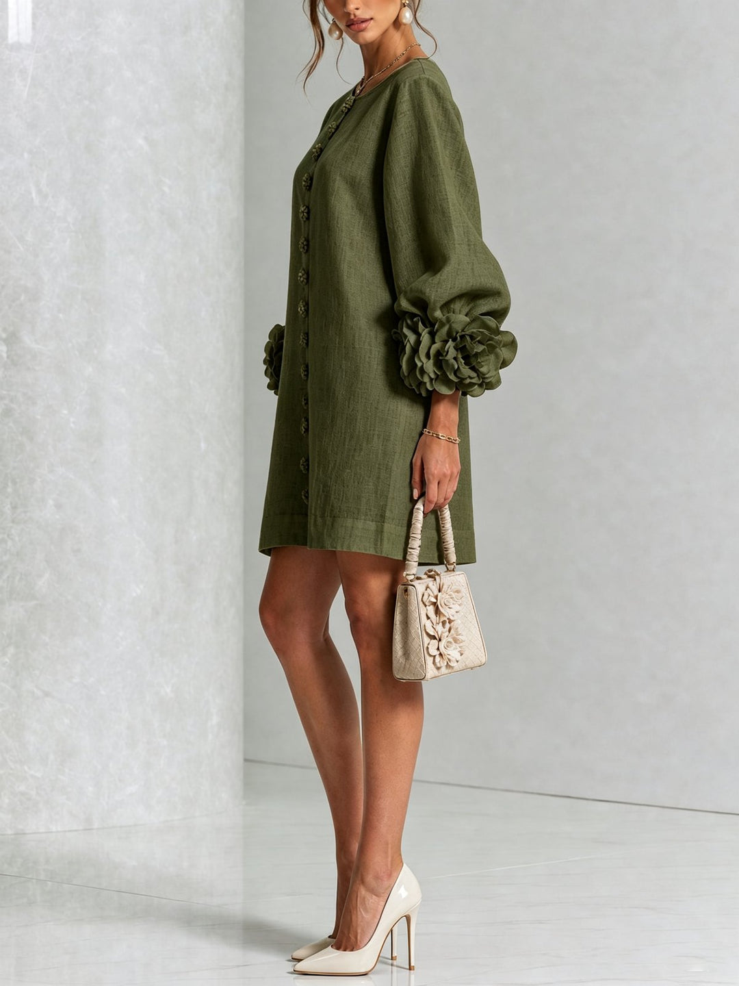 Kristin | Button-Down Mini Dress