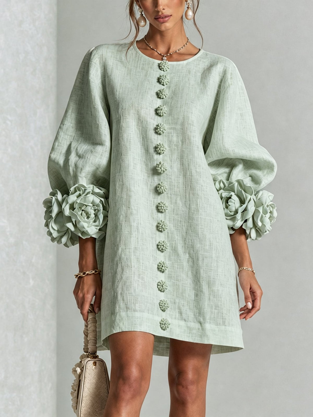 Kristin | Button-Down Mini Dress