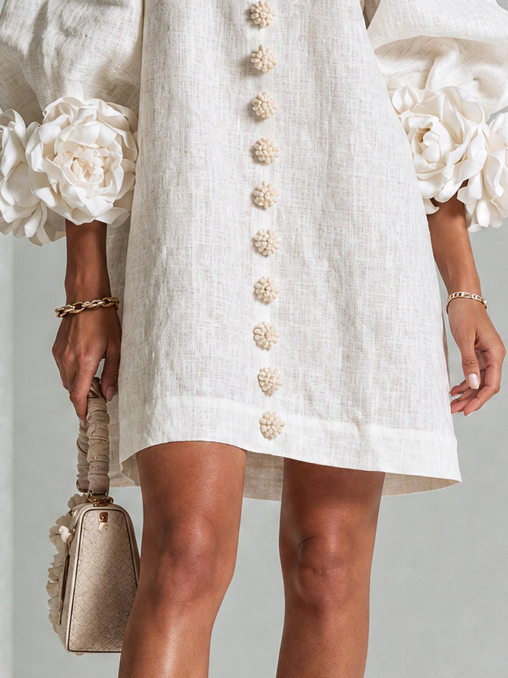 Kristin | Button-Down Mini Dress