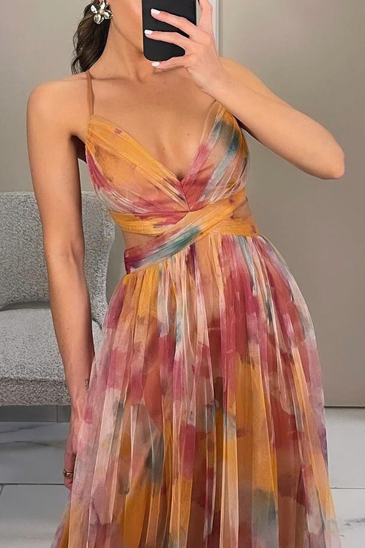 Laurel | Chiffon Maxi Dress