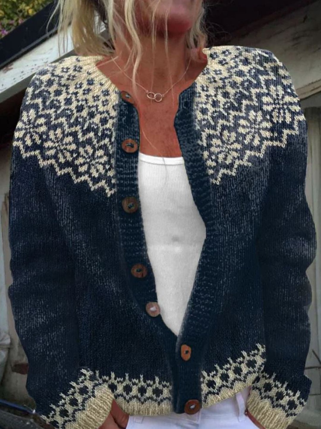 Angelique | Cozy Vintage Cardigan