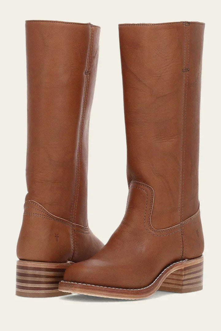 Ada | Mid Calf Block Heel Boots