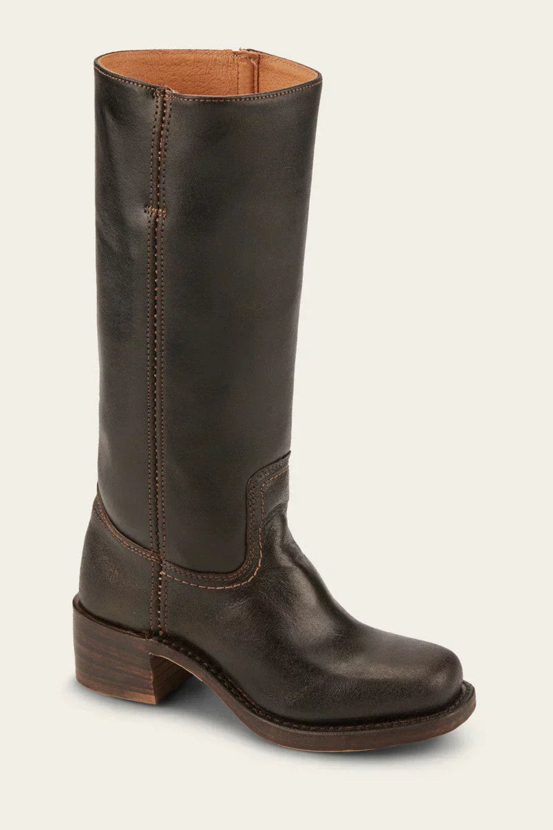 Ada | Mid Calf Block Heel Boots