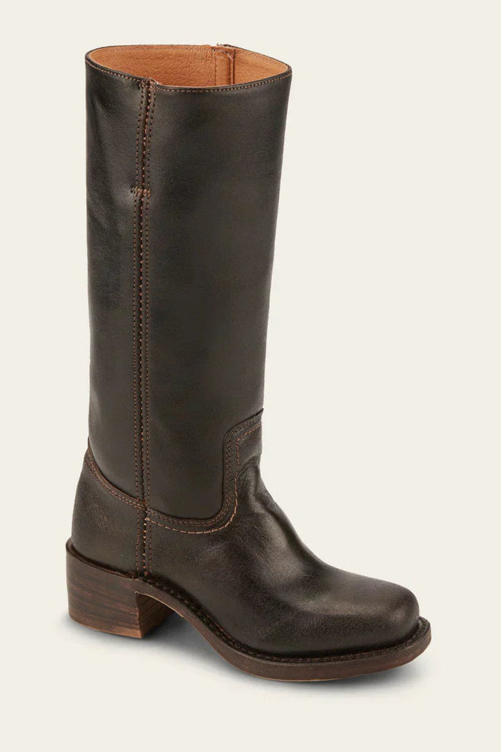 Ada | Mid Calf Block Heel Boots
