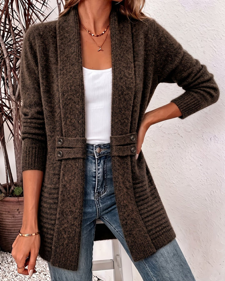 Ivanka | Elegant Women's Cardigan With Belt