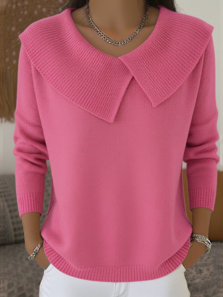 Charmaine | Warm Sweater with Soft Collar