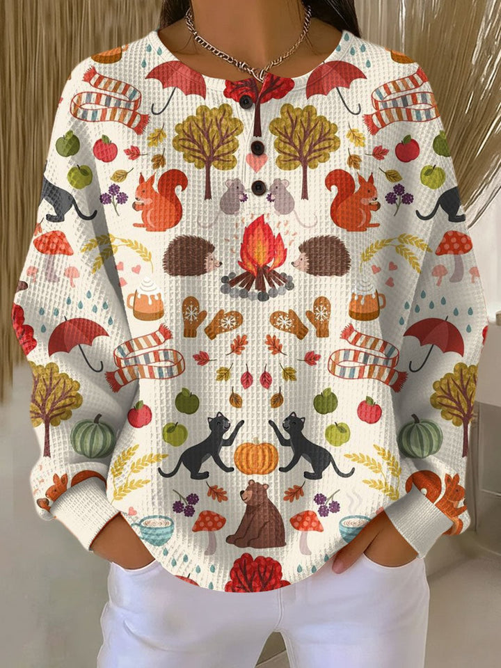 Shante | Warm Waffle Knit Pullover