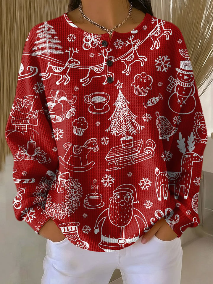Shante | Warm Waffle Knit Pullover