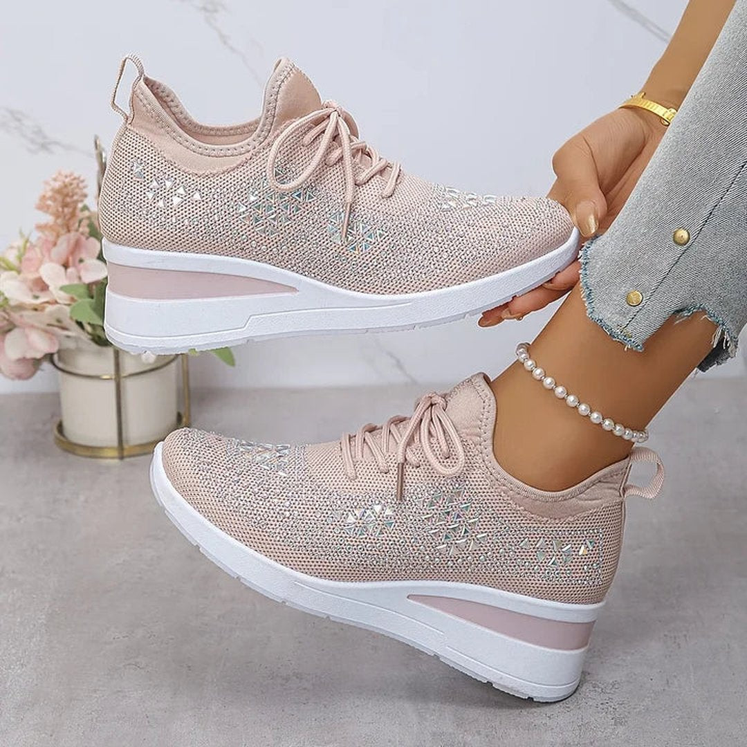 Honora | Orthopedic Sneakers With Sparkling Rhinestones