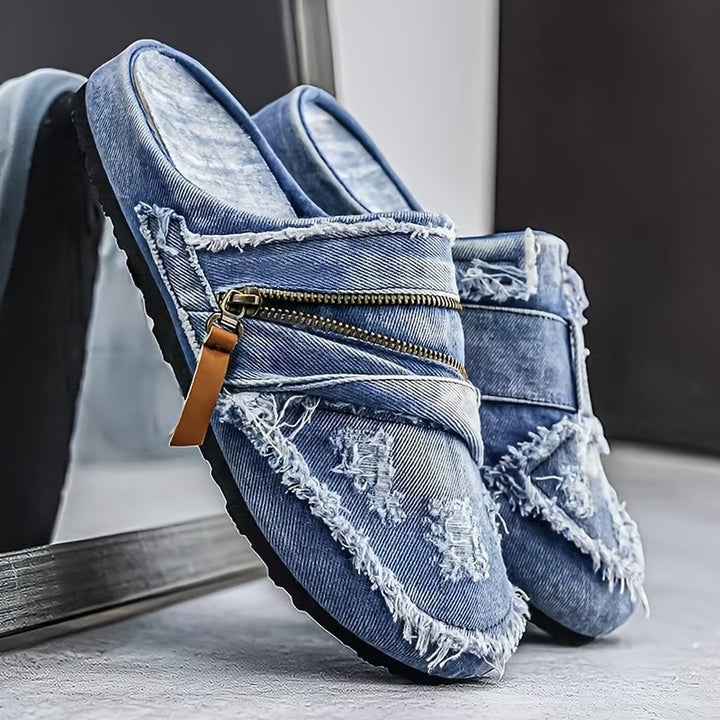 Rory | Denim Mules