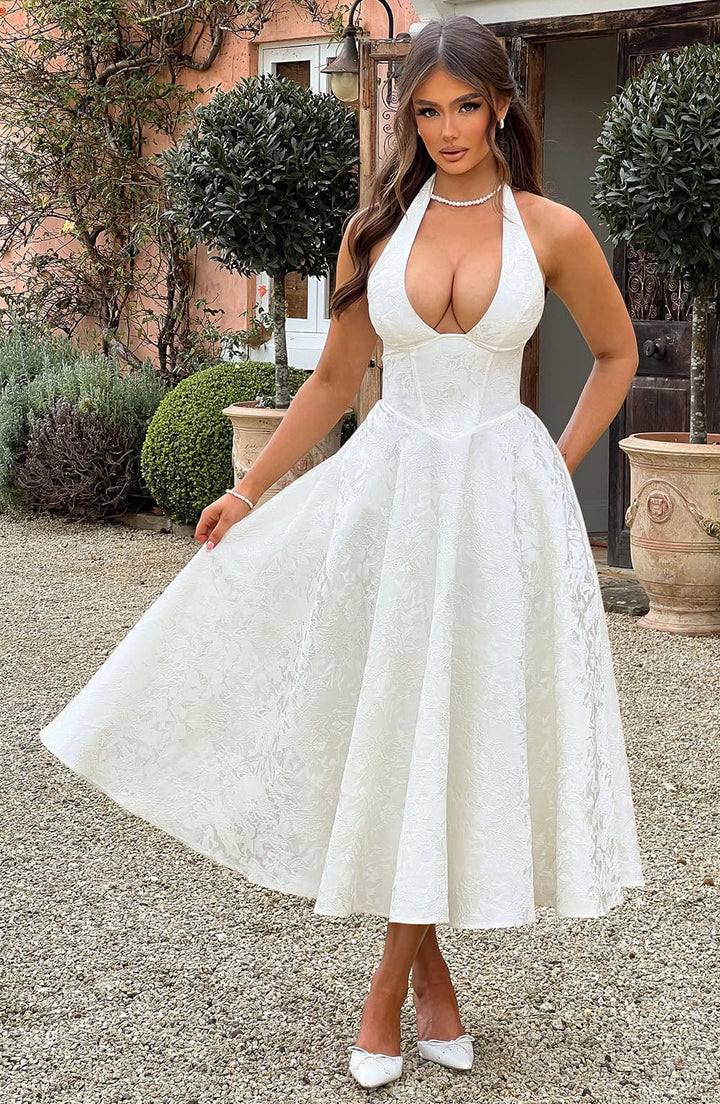 Crystal | Romantic Midi Dress