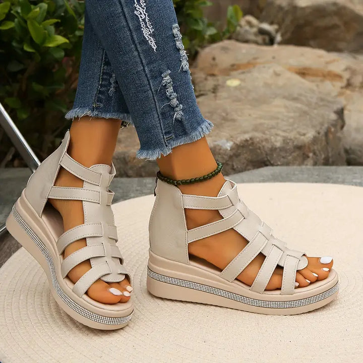 Opal | Elegant Wedge Sandals