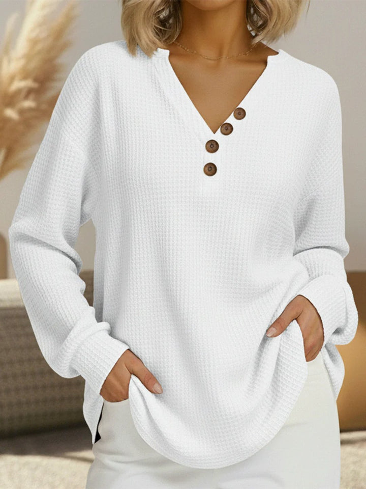 Shante | Warm Waffle Knit Pullover