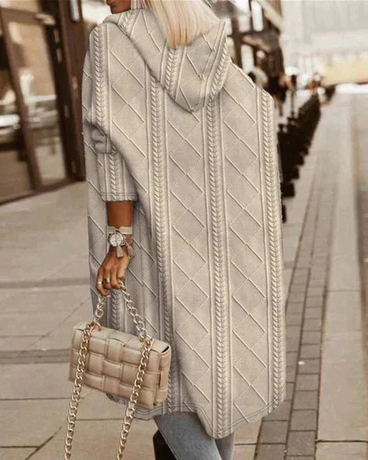 Fredrika | Extended Length Hooded Cardigan