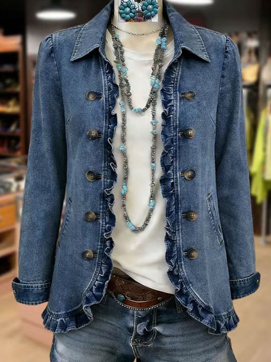 Gertrude | Ruffled Jacket