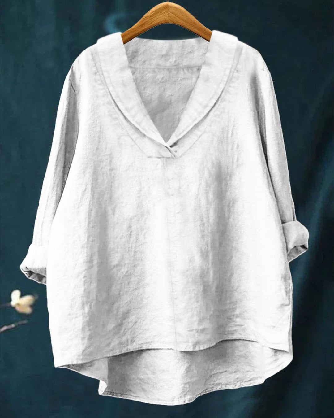 Gabrielle-Bridget | Relaxed V-Neck Blouse