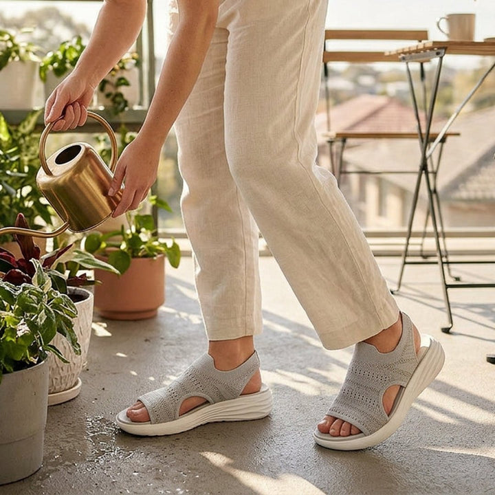 Helenka | Platform Sandals With Breathable Material