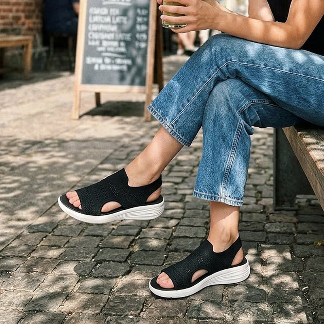 Helenka | Platform Sandals With Breathable Material
