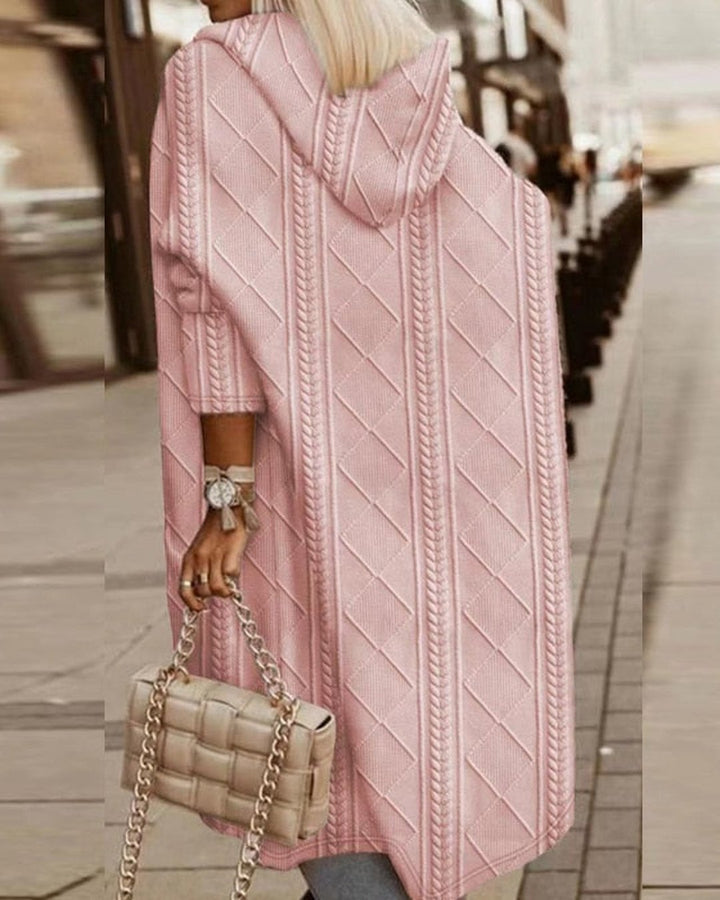 Fredrika | Extended Length Hooded Cardigan